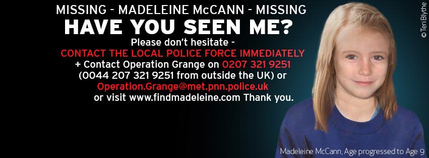 Find missing Madeleine McCann