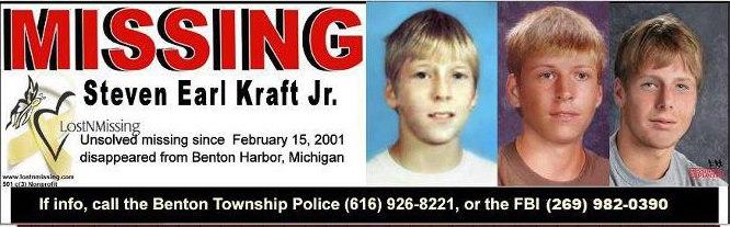 Missing Steven Kraft, Jr.